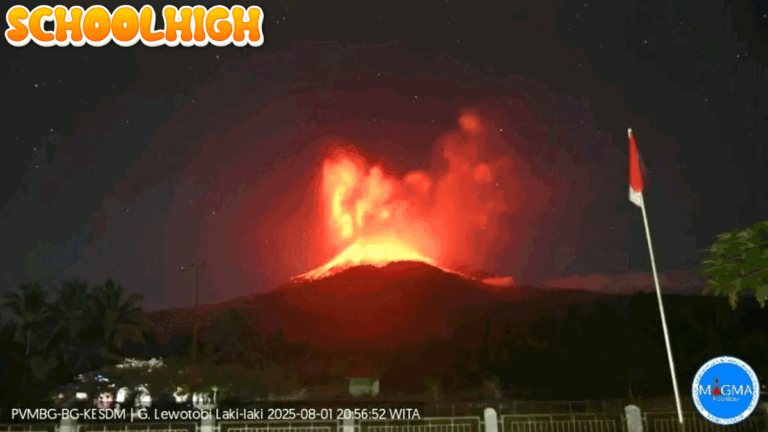 Gunung Lewotobi Laki-laki Kembali Erupsi dengan Kolom Abu Capai 10.000 Meter, Ini Penampakannya
