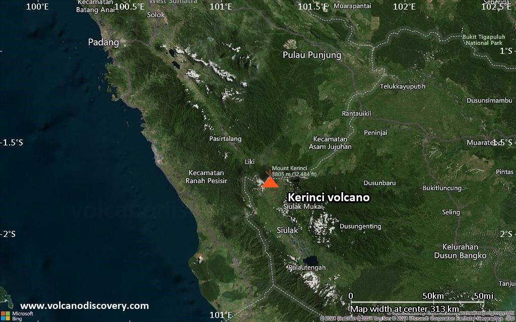 Update aktivitas Gunungapi Kerinci (Indonesia) 28 November 2025 - Kerusuhan