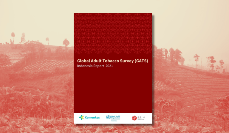 Kementerian Kesehatan dan WHO merilis Laporan Survei Tembakau Dewasa Global Indonesia 2021