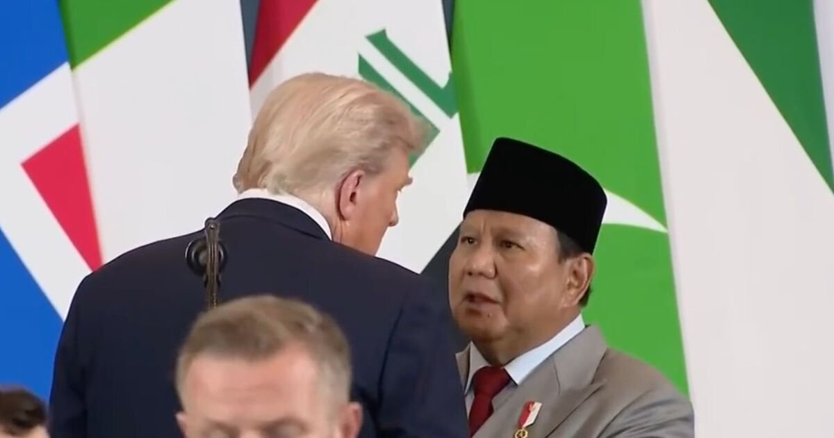 Presiden Indonesia mengatakan kepada Trump bahwa dia 'tidak aman' dalam momen mikrofon terbuka yang mengkhawatirkan.