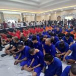 Polisi Jawa Tengah menangkap ratusan orang dalam operasi penertiban kejahatan jalanan.