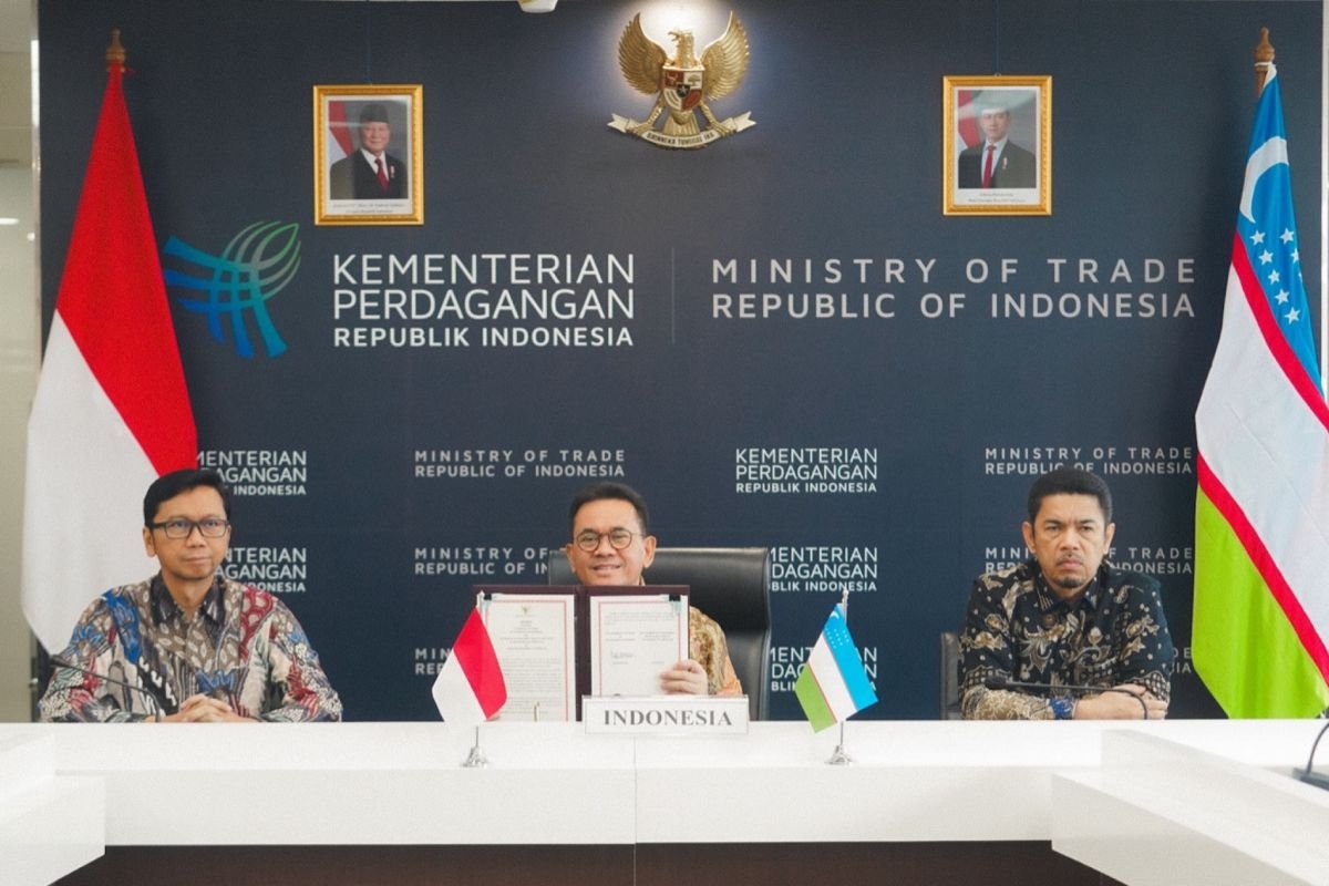 Indonesia dan Uzbekistan memulai pembicaraan perjanjian perdagangan bebas.