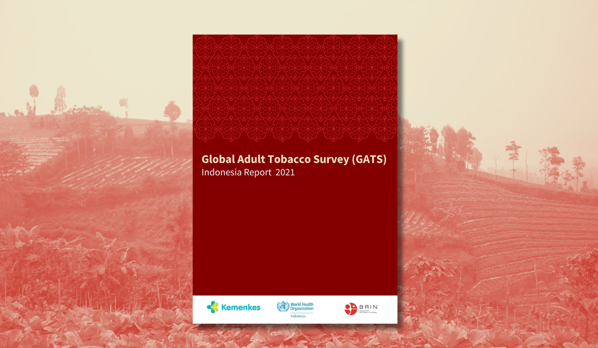 Kementerian Kesehatan dan WHO merilis Laporan Survei Tembakau Dewasa Global Indonesia 2021